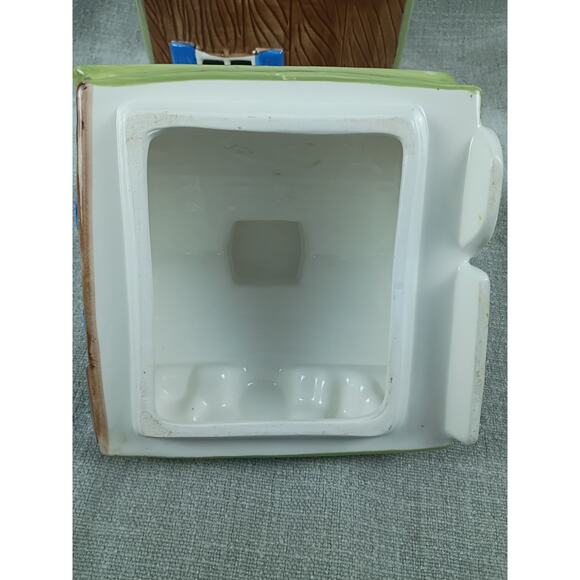 GKRO Ceramic Cookie Jar Retired Little Village General Store 10 x 7 New Open Box - Picture 9 of 16